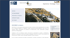 Desktop Screenshot of geoconsult.cl