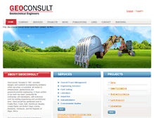 Tablet Screenshot of geoconsult.us