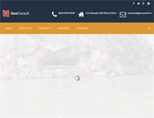 Tablet Screenshot of geoconsult.hn